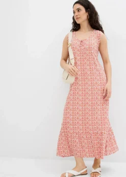 Jerseykleid aus Viskose-Mix