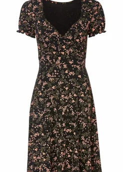 Jerseykleid aus Viskose-Mix