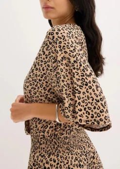 Jerseykleid aus Viskose-Mix