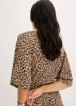 Jerseykleid aus Viskose-Mix