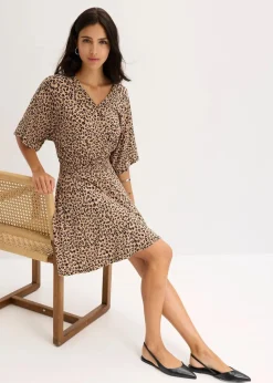 Jerseykleid aus Viskose-Mix