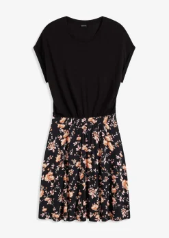 Jerseykleid aus Viskose-Mix