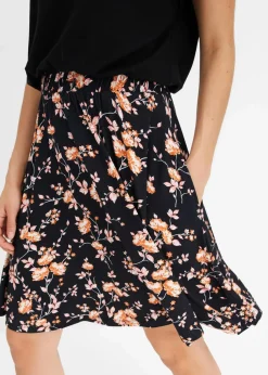 Jerseykleid aus Viskose-Mix