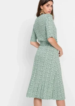 Jerseykleid aus Viskose-Mix