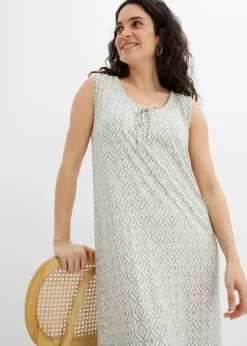 Jerseykleid aus Viskose-Mix