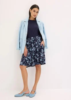 Jerseykleid aus Viskose-Mix