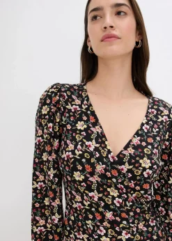 Jerseykleid aus Viskose-Mix