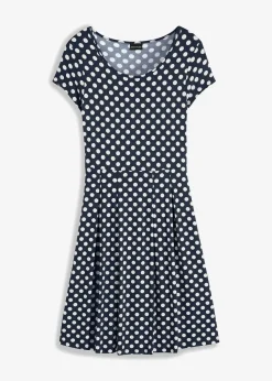 Jerseykleid aus Viskose-Mix