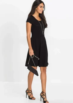 Jerseykleid aus Viskose-Mix