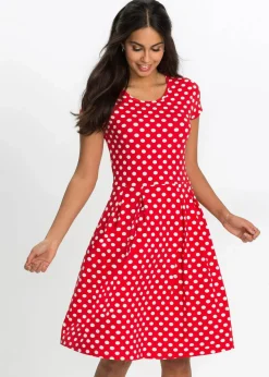 Jerseykleid aus Viskose-Mix