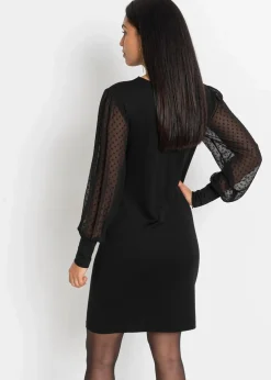 Jerseykleid aus Viskose-Mix