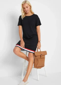 Jerseykleid aus weichem Viskose-Mix