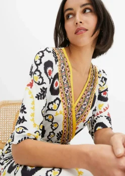 Jerseykleid mit Bindeband