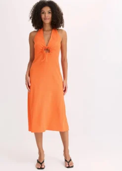 Jerseykleid mit Cutouts