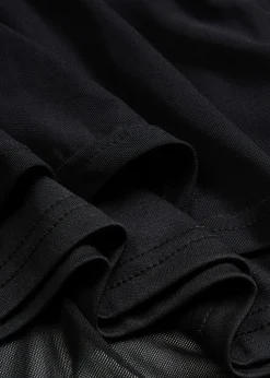 Jerseykleid mit Mesh