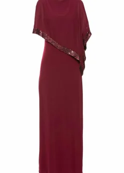 Jerseykleid mit Pailletten