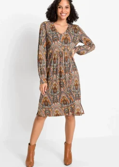 Jerseykleid mit Paisley