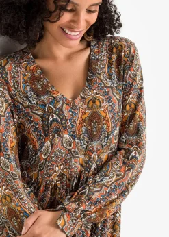 Jerseykleid mit Paisley