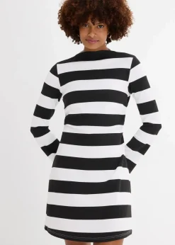 Jerseykleid mit Stehkragen