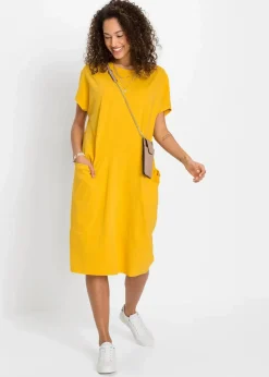 Jerseykleid mit Taschen