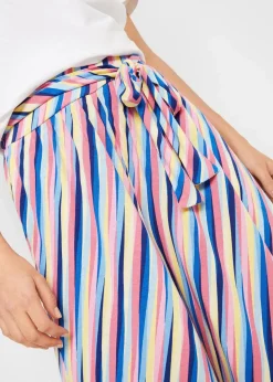 Jersey-Palazzohose aus softem Viskose-Mix