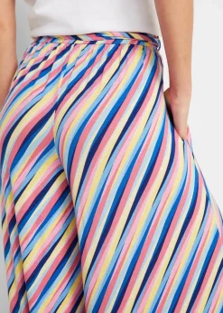 Jersey-Palazzohose aus softem Viskose-Mix