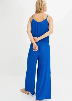 Jerseyplisee-Jumpsuit