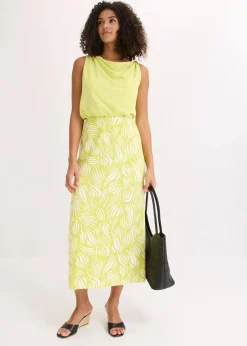 Jersey-Rock aus Bio-Baumwolle mit Stretch