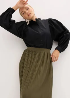 Jersey-Rock aus fließendem Viskose-Mix