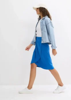 Jersey-Rock aus fließendem Viskose-Mix