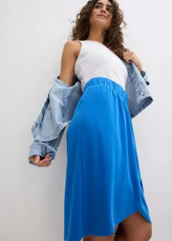 Jersey-Rock aus fließendem Viskose-Mix