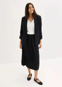 Jersey-Rock aus fließendem Viskose-Mix