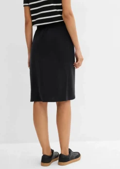 Jersey-Rock aus fließendem Viskose-Mix