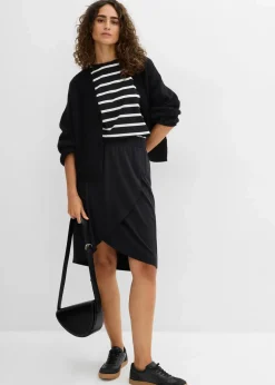 Jersey-Rock aus fließendem Viskose-Mix