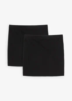 Jersey-Rock aus reiner Bio-Baumwolle mit Stretch (2er Pack)