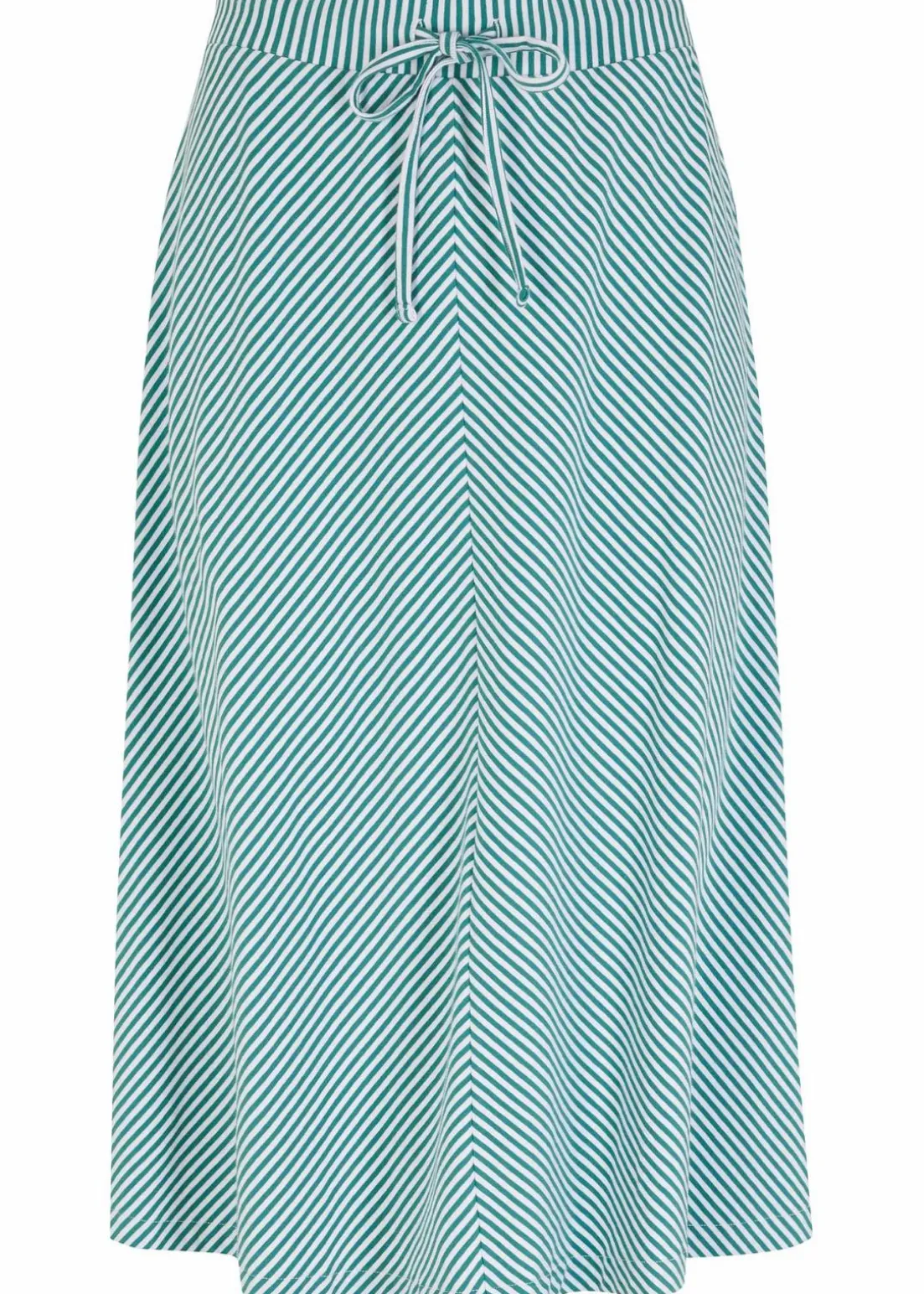 Jersey-Rock mit Streifen, knieumspielend