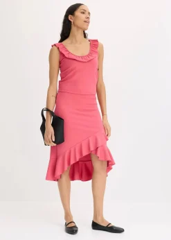 Jersey-Rock mit Volants