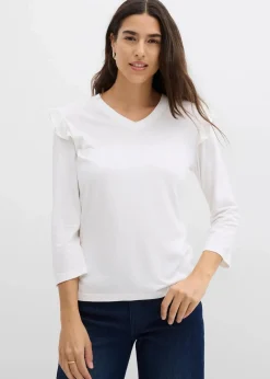 Jersey-Shirt aus Baumwollmix