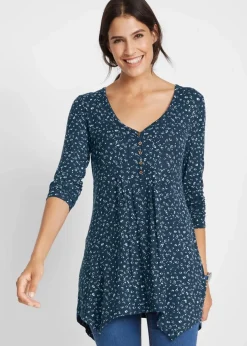 Jersey-Shirt aus Viskose-Mix