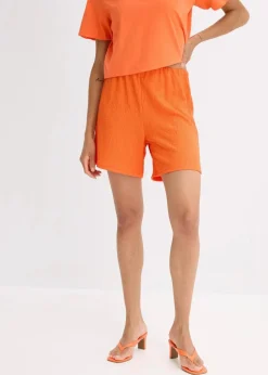 Jersey-Shorts aus leichtem Crêpe