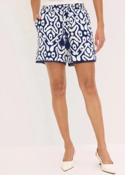 Jersey-Shorts aus softem Viskose-Mix