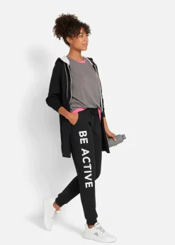 Jogginghose aus Baumwolle mit Druck, Loose Fit