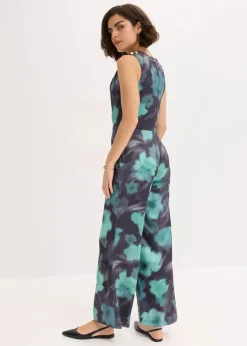 Jumpsuit aus fließendem Satin