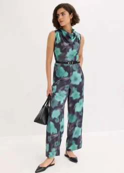 Jumpsuit aus fließendem Satin