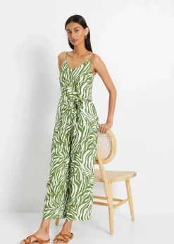 Jumpsuit aus fließender Viskose