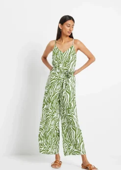 Jumpsuit aus fließender Viskose