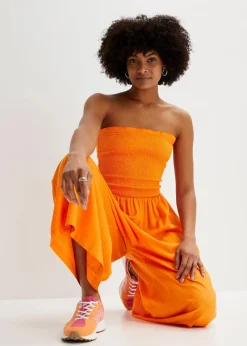 Jumpsuit aus fließender Viskose