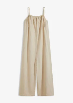 Jumpsuit aus leichtem Leinen-Viskose-Mix