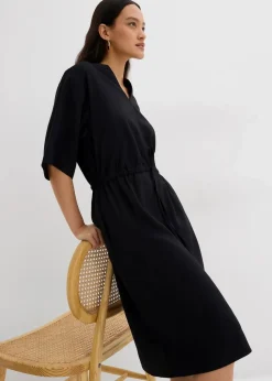 Kaftan-Kleid aus feiner Viskose