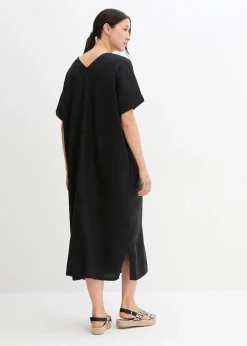 Kaftan-Kleid aus reinem Leinen